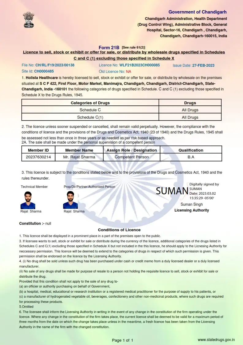 Holista Healthcare PCD Company Holista Healthcare PCD Company